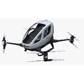 eHang Unbranded Single Passenger Aerial Drone 3D model